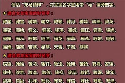 生肖龍 名字|属龙取名宜用字大全,属龙起名字用什么字最好